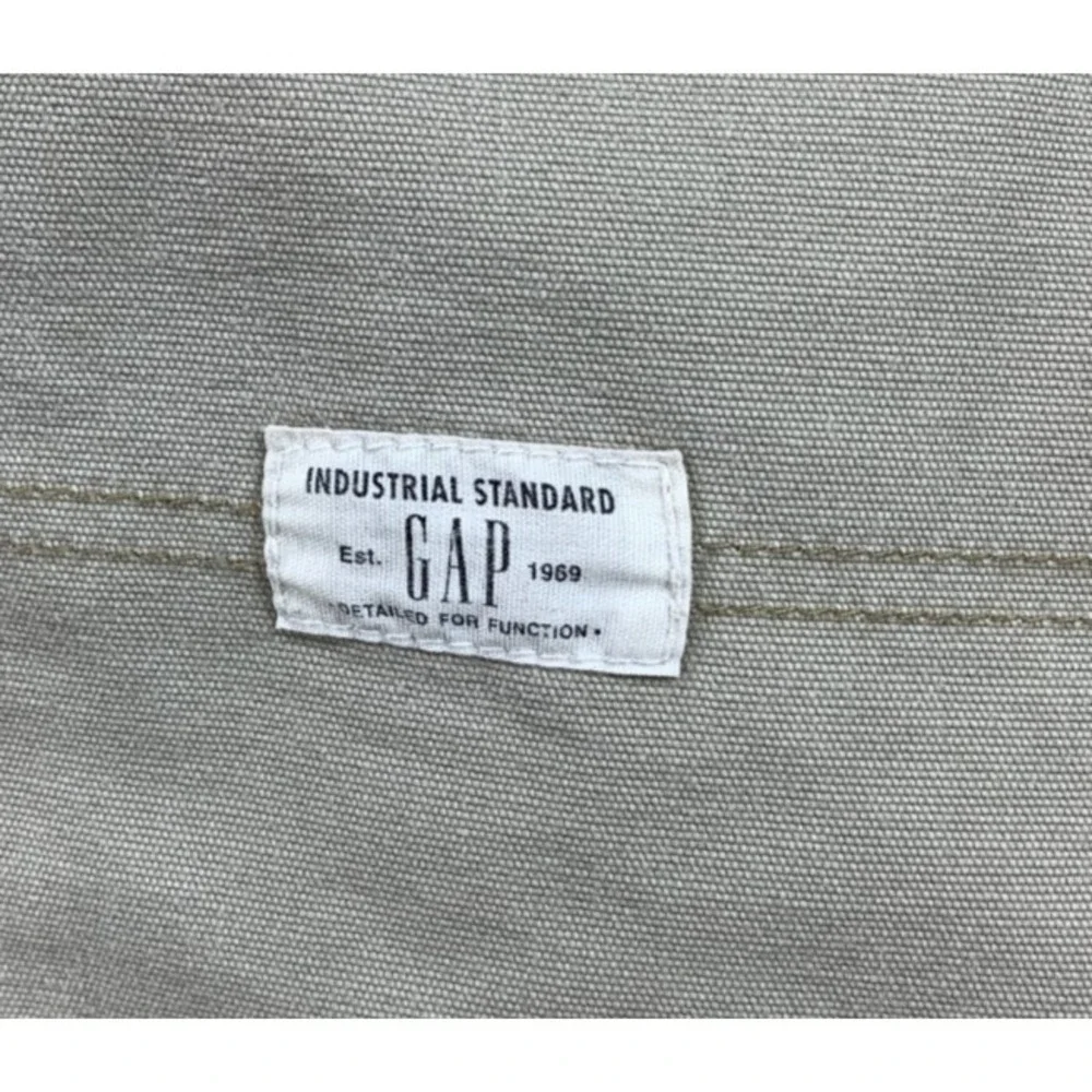 Vintage GAP Carpenter Pants Mens 32x32 Beige Utility Workwear Y2K Streetwear